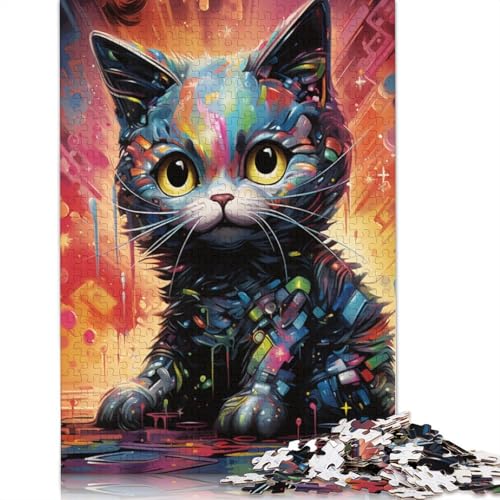 für Erwachsene Puzzle Hunde Spielen Poker für Erwachsene 1000 Teile Puzzle Geschenke Karton Puzzle für Erwachsene und Kinder ab 12 Jahren Cartoon Puzzle Größe: 38x26cm von LiJianXXS