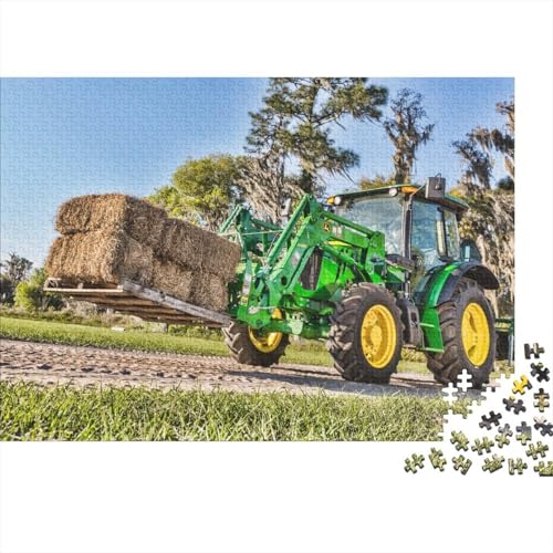 für Erwachsene Puzzle Landwirtschaftliche Werkzeuge Traktoren Puzzles für Erwachsene 1000 Puzzle Spielzeug Holzpuzzle für Erwachsene und Kinder ab 12 Jahren Stressabbau Größe 50x75cm von LiJianXXS