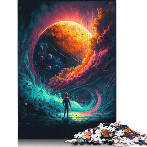 1000-teiliges Puzzle End of The Universe von Zhongli, Puzzle für Erwachsene, Kartonpuzzle, Lernspiel, Herausforderungsspielzeug, 38 x 26 cm von LiJianXXXB