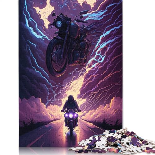 1000-teiliges Puzzle Fantasie-Motorrad-Puzzle Kartonpuzzle Lernspielzeug Größe: 38x26cm von LiJianXXXB