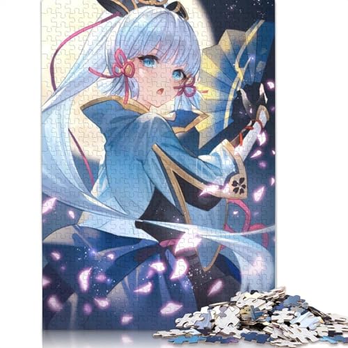 1000-teiliges Puzzle Genshin Impact,Puzzle für Erwachsene,Kartonpuzzle,Lernspiel,Herausforderungsspielzeug (Größe 38 x 26 cm) von LiJianXXXB