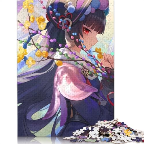 1000-teiliges Puzzle Genshin Impact,Puzzles für Erwachsene und Kinder,Holzpuzzle,Spielzeug,Denkspiel (Größe 75 x 50 cm) von LiJianXXXB