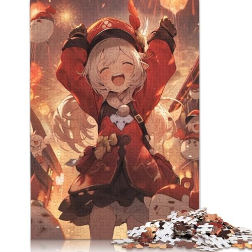 1000-teiliges Puzzle Genshin Impact,Puzzles für Erwachsene und Kinder,Papppuzzle,Spielzeug,Denkspiel (Größe 38 x 26 cm) von LiJianXXXB