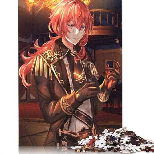 1000-teiliges Puzzle Genshin Impact Diluc,Puzzles für Erwachsene und Kinder,Holzpuzzle,Spielzeug,Denkspiel (Größe 75 x 50 cm) von LiJianXXXB