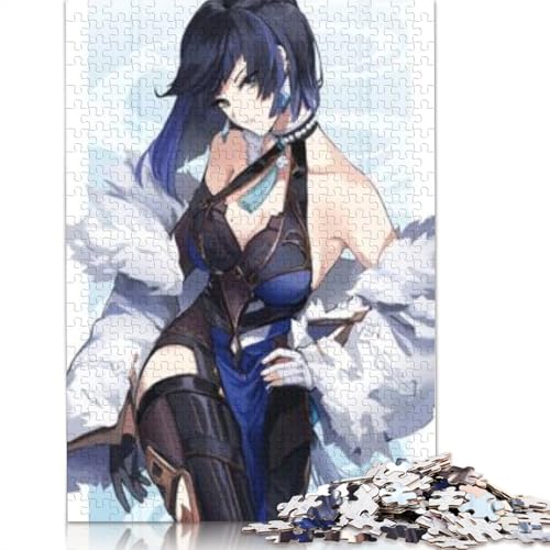 1000-teiliges Puzzle Genshin Impact Yelan,Holzpuzzle,Spielzeug,Wanddekoration (Größe 75 x 50 cm) von LiJianXXXB