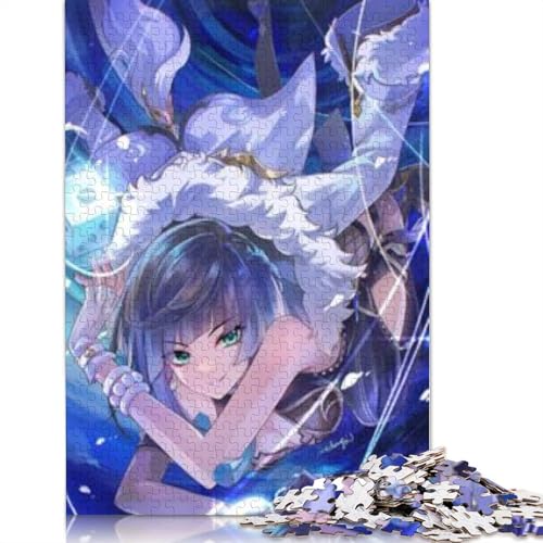 1000-teiliges Puzzle Genshin Impact Yelan,Holzpuzzle,Spielzeug,Wanddekoration (Größe 75 x 50 cm) von LiJianXXXB