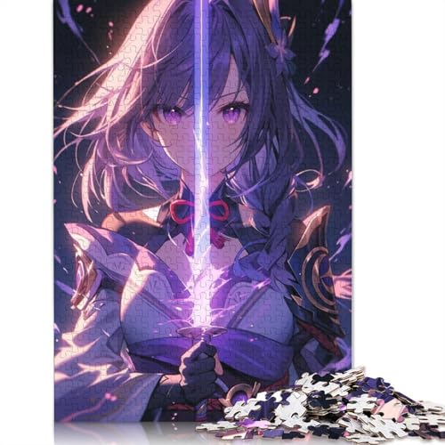 1000-teiliges Puzzle Genshin Impact für Erwachsene,Holzpuzzle,Lernspiel für Erwachsene und Kinder (Größe 75 x 50 cm) von LiJianXXXB