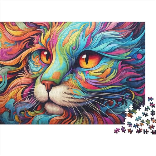 1000-teiliges Puzzle Ragdoll-Katzenaugen-Puzzle für Erwachsene, Holzpuzzle, anspruchsvolles Spiel, 50 x 75 cm von LiJianXXXB