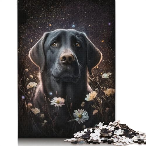 1000-teiliges Puzzle Space Labrador, Puzzle aus Karton, Lernspielzeug, Größe: 38 x 26 cm von LiJianXXXB