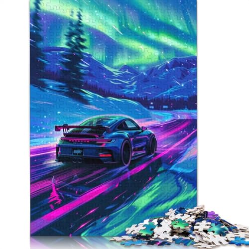 1000-teiliges Puzzle für Erwachsene, Cooles Sportwagen-Puzzle für Kinder, Kartonpuzzle, Lernspiele für Erwachsene und Kinder, 38 x 26 cm von LiJianXXXB