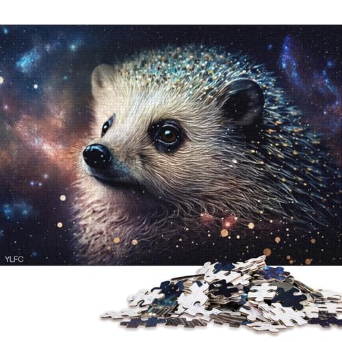 1000-teiliges Puzzle für Erwachsene, Cosmos Lion, Puzzle für Kartonpuzzle, Spielzeug, Denkspiel (Größe 38 * 26 cm) von LiJianXXXB