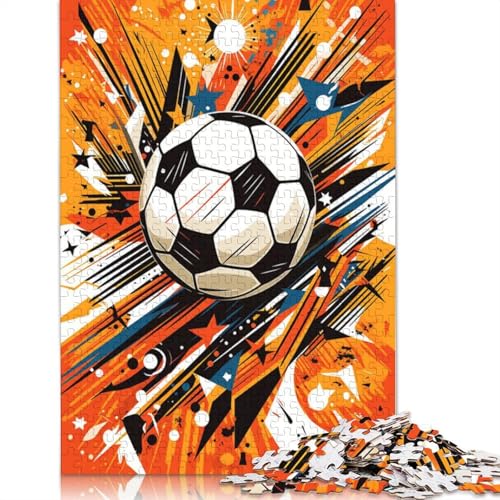 1000-teiliges Puzzle für Erwachsene, farbenfrohes Fußball-Wunder-Puzzle für Karton, Lernspiel, Herausforderungsspielzeug, 38 x 26 cm von LiJianXXXB