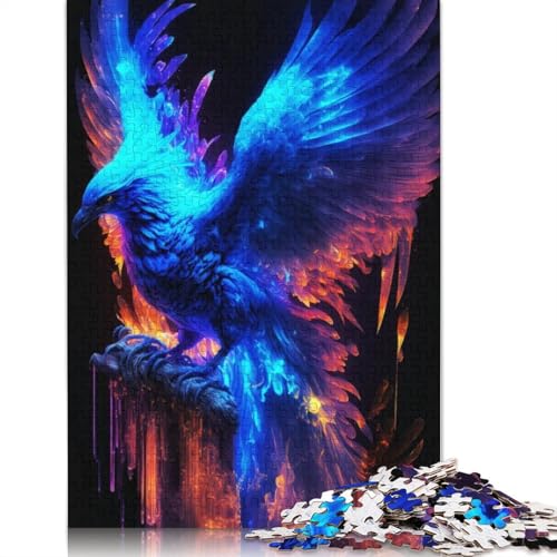 1000-teiliges Puzzlespiel Galaxy Art Phoenix, Puzzle für Erwachsene, Kartonpuzzle für Sommerliebhaber, 38 x 26 cm von LiJianXXXB