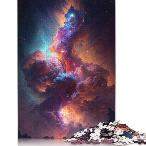 Puzzle 1000 Teile, Kosmische Wolke der Galaxien, Erwachsenenpuzzle, Kartonpuzzle, tolles Geschenk für Erwachsene, 38 x 26 cm von LiJianXXXB