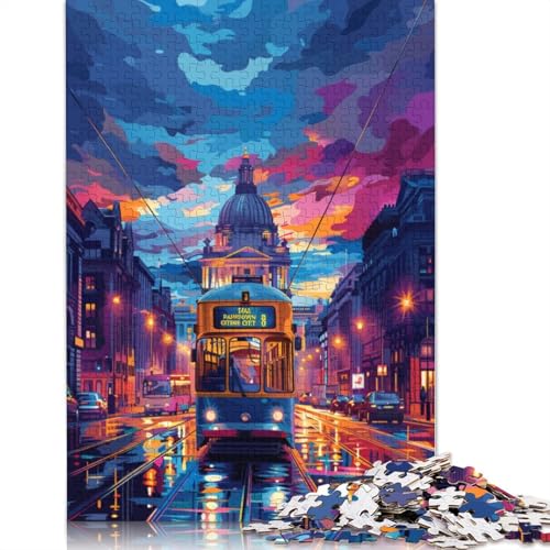 Puzzle 1000 Teile, buntes Taj Mahal Zhongli-Puzzle für Erwachsene, Kartonpuzzle, Lernspiel, Herausforderungsspielzeug, 38 x 26 cm von LiJianXXXB