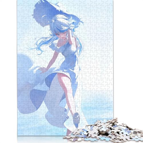 Puzzle 1000 Teile,Genshin Impact Puzzle für Kinder,Kartonpuzzle,Lernspiel für Erwachsene und Kinder (Größe 38 x 26 cm) von LiJianXXXB