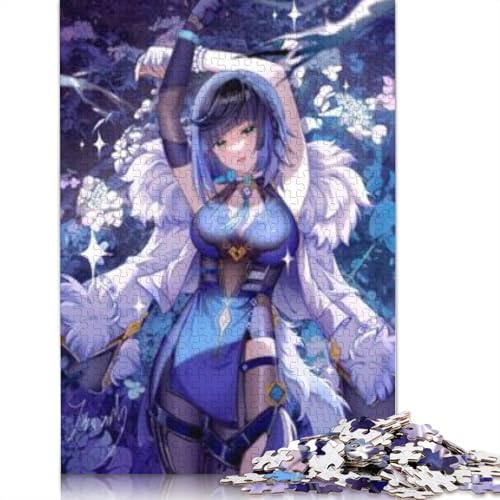 Puzzle 1000 Teile Genshin Impact Yelan Puzzle für Erwachsene,Kartonpuzzle,Puzzle,Mitmachspiel (Größe 38 x 26 cm) von LiJianXXXB