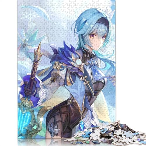 Puzzle 1000 Teile Genshin Impact für Kinder,Kartonpuzzle,Lernspiele für Erwachsene und Kinder (Größe 38 x 26 cm) von LiJianXXXB