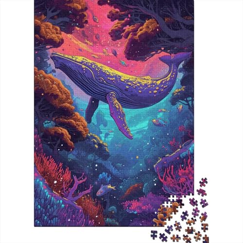 Puzzle 1000 Teile Puzzle für Erwachsene und Kinder Bunte Psychedelia mit Mahonia-Trauben Puzzle für Erwachsene Holzpuzzle Herausforderndes Spiel 50x75 cm von LiJianXXXB