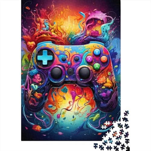 Puzzle 1000 Teile für Erwachsene, Art Game Controller, Puzzles für Erwachsene, Holzbrettpuzzle, anspruchsvolles Spiel, Größe: 75 x 50 cm von LiJianXXXB