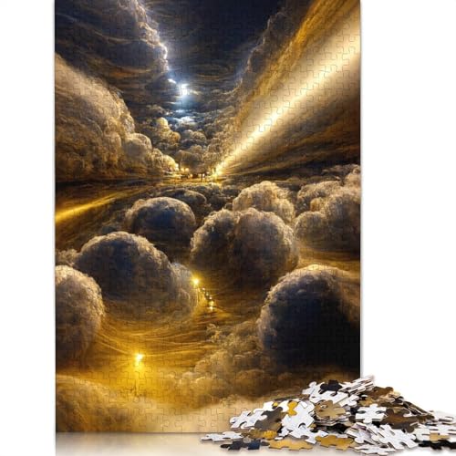 Puzzle 1000 Teile für Erwachsene, Bunte Traumwolken, Puzzle für Erwachsene, Kartonpuzzle, Puzzle – anspruchsvolles Spiel, 38 x 26 cm von LiJianXXXB