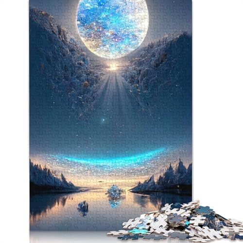 Puzzle 1000 Teile für Erwachsene, farbenfrohes Fantasie-Puzzle Cosmic Black Hole, für Erwachsene, Kartonpuzzle, Puzzle – anspruchsvolles Spiel, 38 x 26 cm von LiJianXXXB