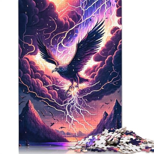 Puzzle Fantasieadler, 1000 Teile, Kartonpuzzle für Erwachsene und Kinder ab 12 Jahren, Familienspaß-Puzzle, 38 x 26 cm von LiJianXXXB