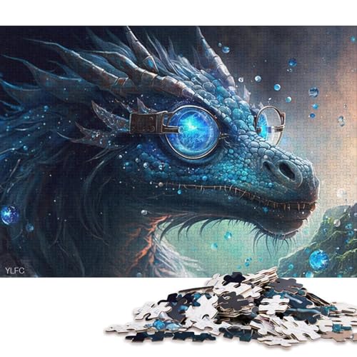 Puzzle Magic Machine Flying Dragon 1000 Teile Puzzle Spielzeug Kartonpuzzle Geeignet für Kinder ab 12 Jahren Tolles Geschenk für Erwachsene 38x26cm von LiJianXXXB