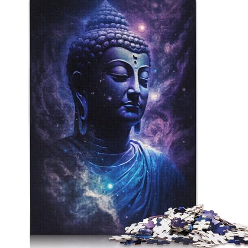 Puzzle für Erwachsene, 1000 Puzzles, Galaxy-Buddha-Puzzle für Erwachsene, Holzpuzzle, Familienpuzzlespiel (Größe 75 x 50 cm) von LiJianXXXB