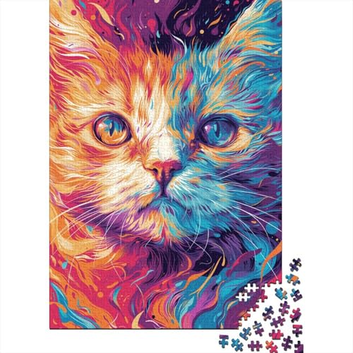 Puzzle für Erwachsene, 1000 Puzzles, Psychedelischer, farbenfroher Weltbaum, Puzzle für Kinder, Holzpuzzle, dekomprimierendes, intellektuelles Lernspielzeug, 50 x 75 cm von LiJianXXXB