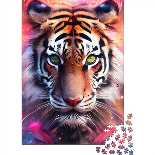 Puzzle für Erwachsene, 1000 Teile, Anime Dream Tiger, Puzzle für Erwachsene, Holzpuzzle, Lernspiel, Herausforderungsspielzeug (Größe 75 x 50 cm) von LiJianXXXB