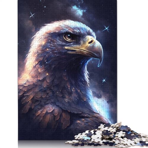 Puzzle für Erwachsene, 1000 Teile, Galaxy Fantasy Eagles, Puzzles für Holzpuzzles, Lernspielzeug, Familienspiele, Größe: 75 x 50 cm von LiJianXXXB