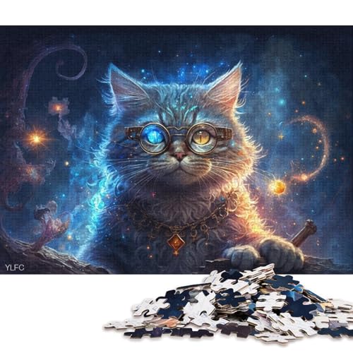 Puzzle für Erwachsene, 1000 Teile, Magic Art Garfield-Puzzle für Erwachsene, Karton-Puzzle, Lernspiel für Erwachsene und Kinder, 38 x 26 cm von LiJianXXXB