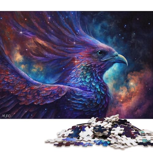 Puzzle für Erwachsene, 1000 Teile, kosmisches Tier, Phönix, Puzzle für Erwachsene, Kartonpuzzle, Lernspiel für Erwachsene und Kinder, 38 x 26 cm von LiJianXXXB