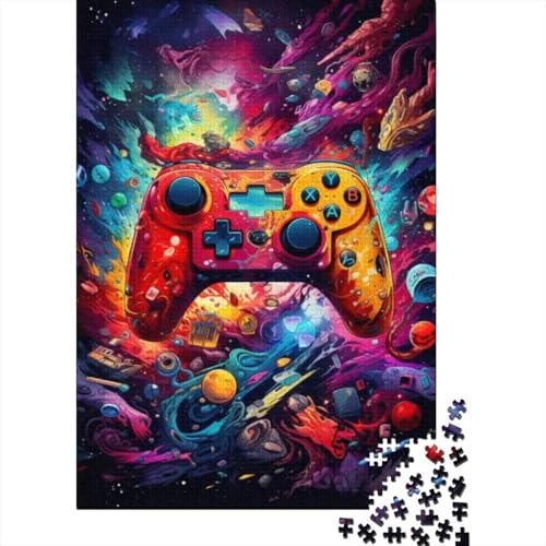 Puzzle für Erwachsene, Gamecontroller, 1000-teiliges Puzzle für Erwachsene, Holzpuzzle für Erwachsene und Kinder ab 12 Jahren, Lernspielzeug, Größe: 75 x 50 cm von LiJianXXXB