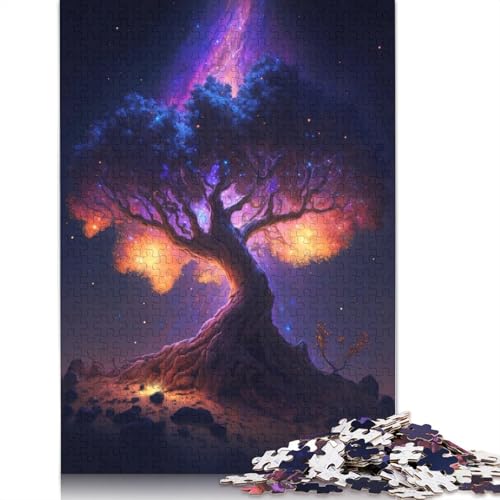 Puzzle für Erwachsene, Träume, Baum des Lebens, Puzzle für Erwachsene, 1000 Teile, Kartonpuzzle für Erwachsene und Kinder, Spielspielzeug für Erwachsene, 38 x 26 cm von LiJianXXXB