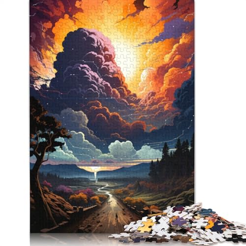 Puzzle für Erwachsene, Wunderschöne Fantasielandschaft, Puzzle 1000 Teile, Holzpuzzle für Erwachsene und Kinder ab 12 Jahren, Schwierig und herausfordernd, Größe 75 x 50 cm von LiJianXXXB