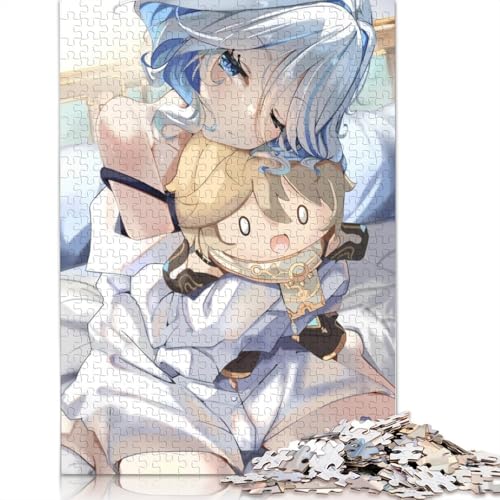 Puzzle für Erwachsene,1000 Teile,Genshin Impact Puzzle,Geschenk,Holzpuzzle,tolles Geschenk für Erwachsene (Größe 75 x 50 cm) von LiJianXXXB