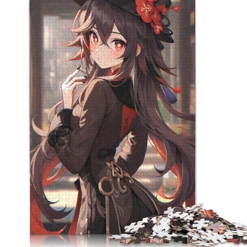 Puzzle für Erwachsene,1000 Teile,Genshin Impact-Puzzle für Erwachsene,Holzpuzzle,anspruchsvolles Spielpuzzle (Größe 75 x 50 cm) von LiJianXXXB