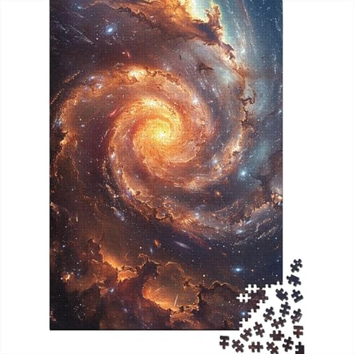 Puzzle für Erwachsene 1000 Teile Kosmisches Schwarzes Loch Puzzle für Erwachsene und Kinder Holzbrettpuzzle Spielzeug Denkspiel Größe: 75x50cm von LiJianXXXB