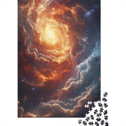 Puzzle für Erwachsene 1000 Teile Kosmisches Schwarzes Loch Puzzle für Erwachsene und Kinder Holzbrettpuzzle Spielzeug Denkspiel Größe: 75x50cm von LiJianXXXB