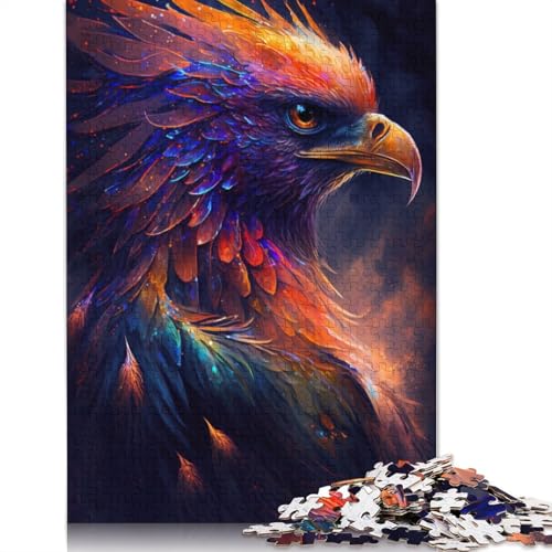 Puzzle für Erwachsene und Kinder, Fantasie-Phönixvogel, 1000 Teile, für Erwachsene, Geschenke, Holzpuzzle für Jugendliche und Erwachsene, Denkspiel, 75 x 50 cm von LiJianXXXB