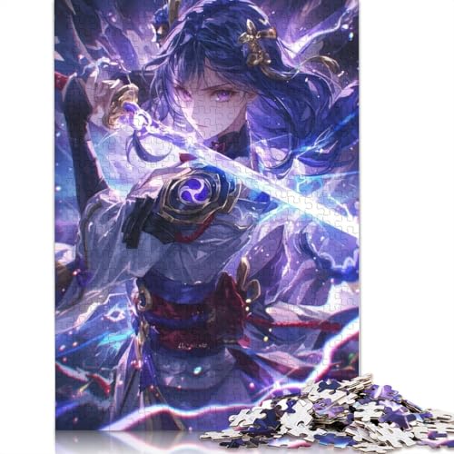 für Erwachsene,1000-teiliges Genshin Impact-Puzzle für Erwachsene,Papppuzzle,tolles Geschenk für Erwachsene (Größe 38 x 26 cm) von LiJianXXXB