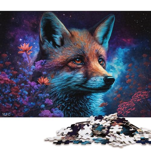 für Erwachsene 1000-Teile-Puzzle Cosmic Fox Puzzle Geschenkkarton-Puzzle LernpuzzleFamilienspiel (Größe 38 * 26 cm) von LiJianXXXB