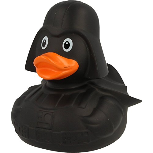 LILALU Share Happiness – Badeente für Kinder und Erwachsene – Quietscheente – Black Star Ente von Duckshop