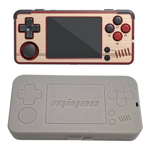 Schutzhülle für Retro Video Miyoo A30 Handheld Game Console, stoßfeste Schutzhülle Handheld Game Console Tasche Case (Grau) von LiLiTok