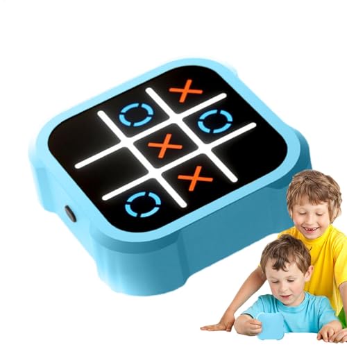 Elektronische Tic-tac-Toe Spiel, 3-in-1 Puzzlespielkonsole, Tragbare Reisespiele Für Bildung Und Gedächtniswachstum, Bildungsspielzeug Für 3+ Jährige Jungs Mädchen Erwachsene von Liakyunf