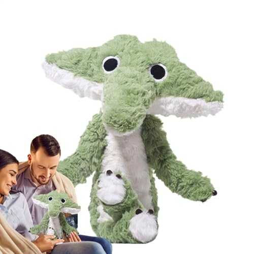 Liakyunf Alligator ausgestopftes Tier, Krokodilspielzeug,40 cm Krokodilkissen weiche Kuschelpuppe | Huggable -Tier, das für Schlafsaal, Autoinnenraum, Sofa, Schlafzimmerdekoration gefüllt ist von Liakyunf