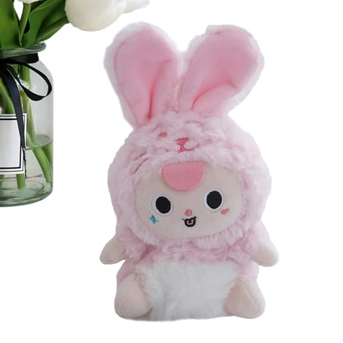 Liakyunf Hase Plüschpuppe,Kaninchen Stofftier | Cartoon Bunny Plushies Gefüllte Plüschpuppe | Dekorative Plüschtiere, Stofftierpuppe für Wohnzimmer und Schlafzimmer von Liakyunf