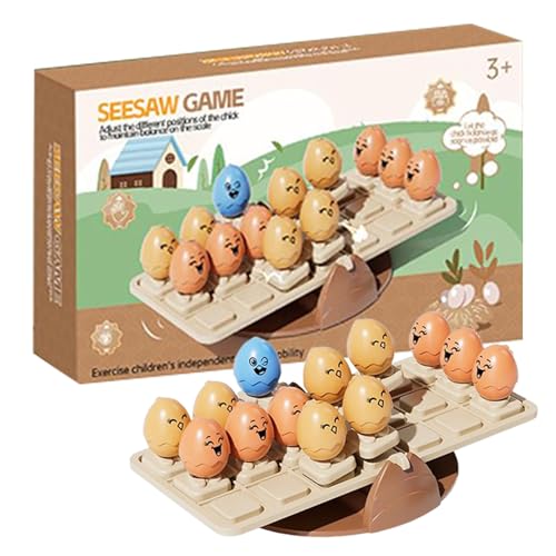 Liakyunf Kinder Balance Spielzeug, Wippe Brettspiel Mit Huhn Design, Sensorische Aktivität Interaktives Lernspielzeug Für Kindergarten Kindergeburtstag Garten Liakyunf Kinder Balance Spielzeug, Wippe Brettspiel Mit Huhn Design, Sensorische Aktivität Interaktives Lernspielzeug Für Kindergarten Kindergeburtstag Garten von Liakyunf